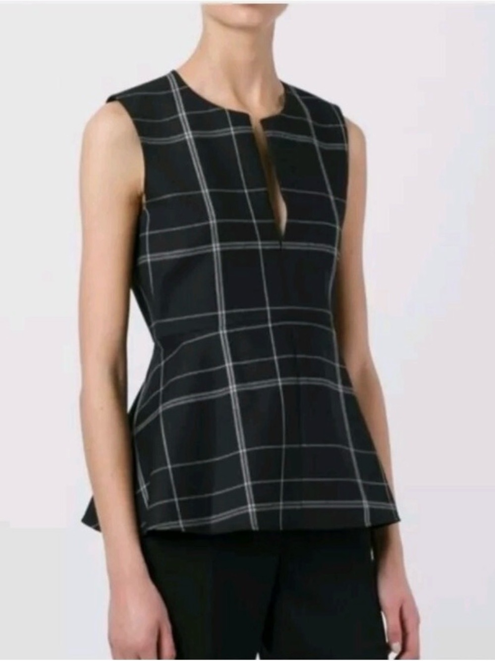 Theory "Ralnaka B" Peplum Top, Size L